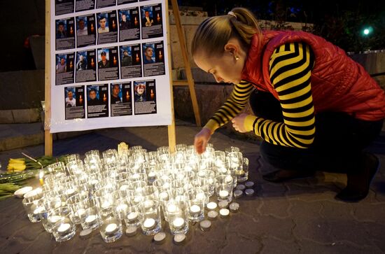 Odessa May 2 tragedy memorials in Russia