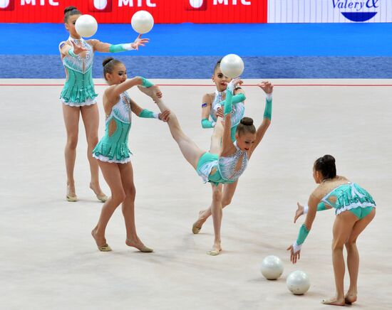 Rhythmics gymnastics. European Championships