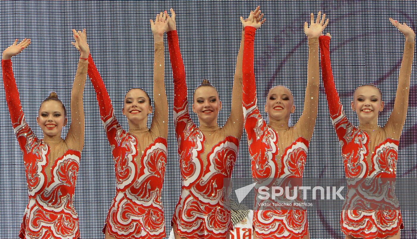 Rhythmic gymnastics. European championships