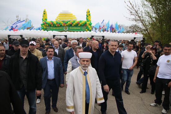 Tatars celebrate Hıdırellez in Crimea