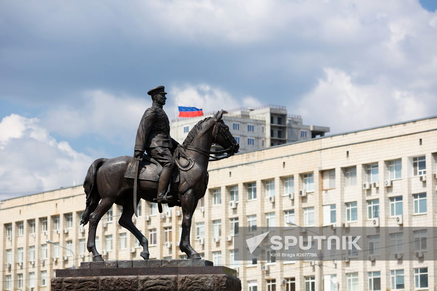 Monument to Marshal Rokossovsky in Volgograd