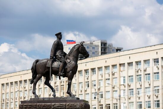 Monument to Marshal Rokossovsky in Volgograd