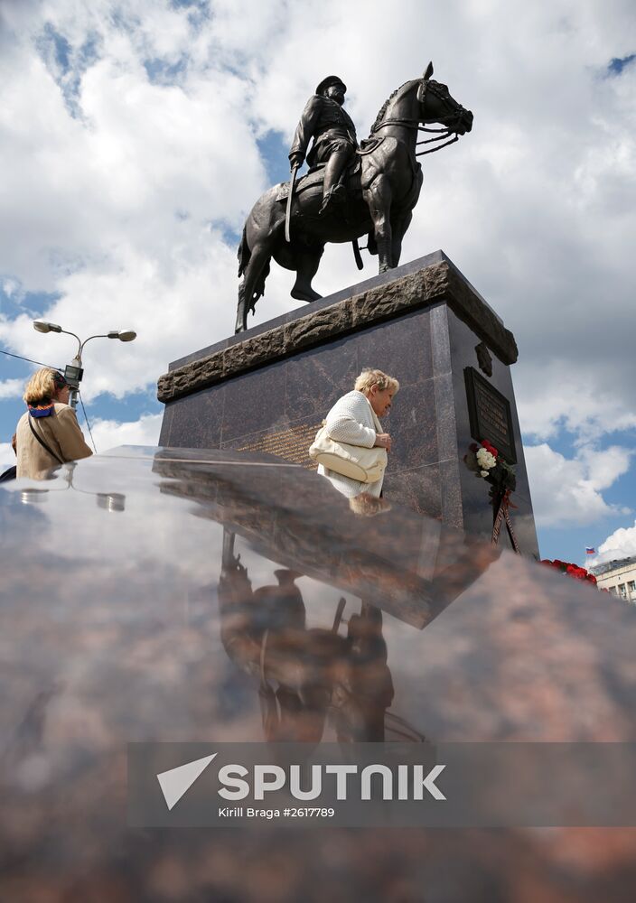 Monument to Marshal Rokossovsky in Volgograd