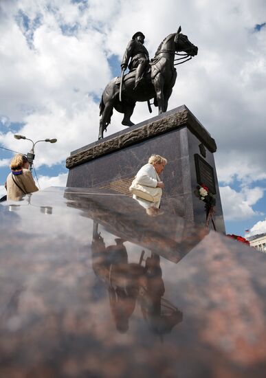 Monument to Marshal Rokossovsky in Volgograd