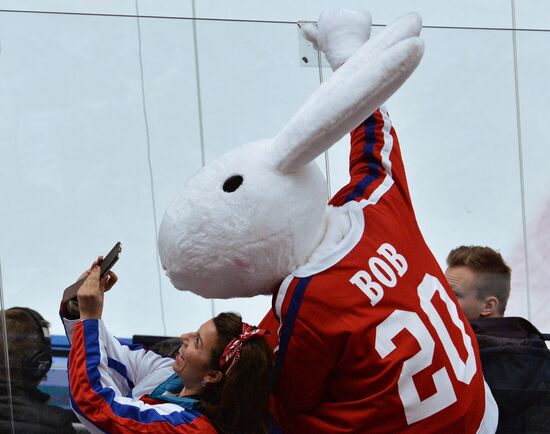 2015 IIHF World Championship. Russia vs. Slovenia