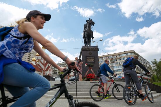 Monument to Marshal Rokossovsky in Volgograd