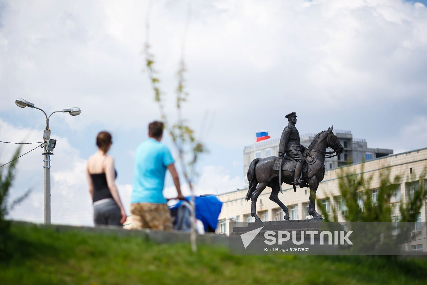 Monument to Marshal Rokossovsky in Volgograd