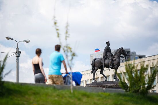 Monument to Marshal Rokossovsky in Volgograd
