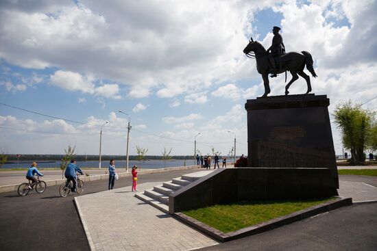 Monument to Marshal Rokossovsky in Volgograd