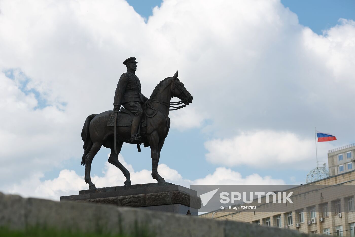 Monument to Marshal Rokossovsky in Volgograd