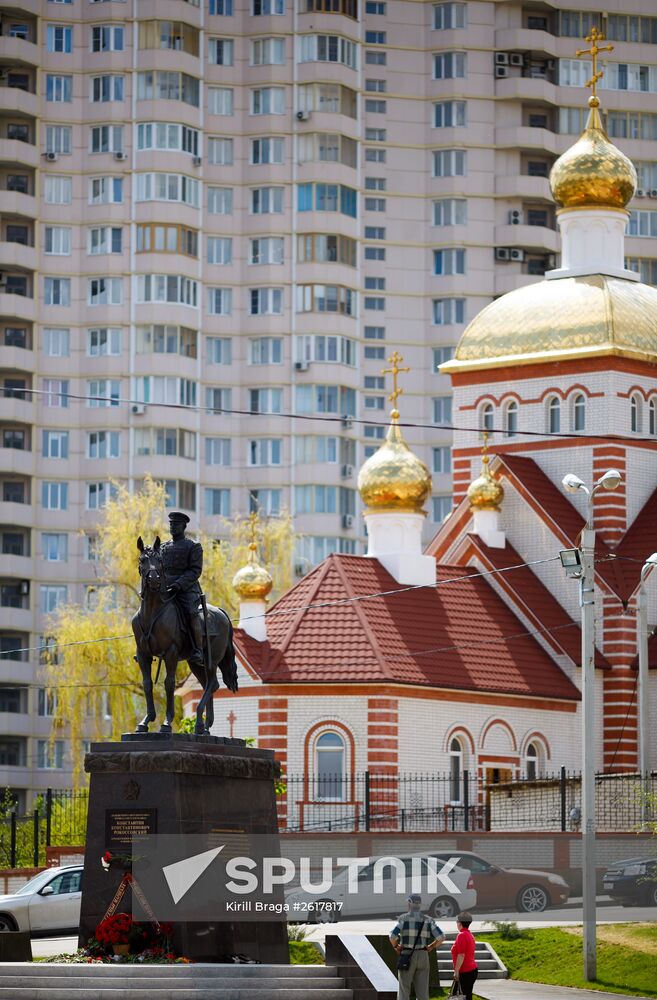Monument to Marshal Rokossovsky in Volgograd