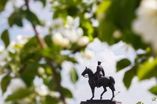 Monument to Marshal Rokossovsky in Volgograd