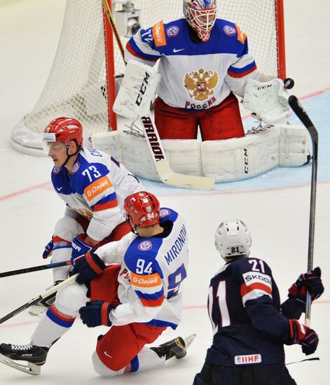2015 IIHF World Championship. Russia vs. USA