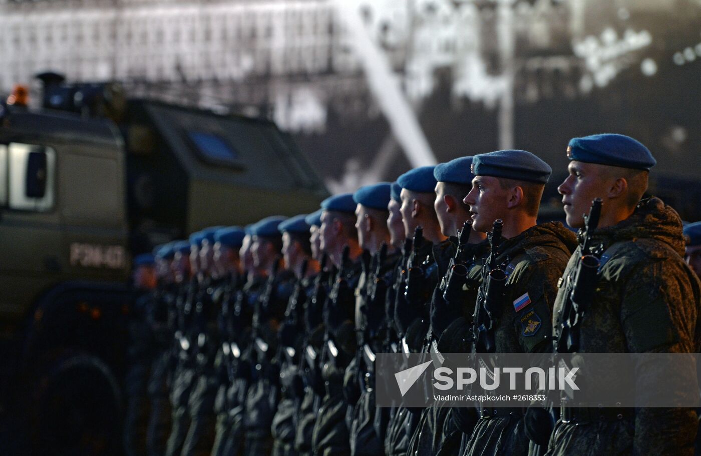 Rehearsal of military parade in Moscow marking 70th anniversary of victory in Great Patriotic War