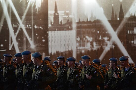 Rehearsal of military parade in Moscow marking 70th anniversary of victory in Great Patriotic War