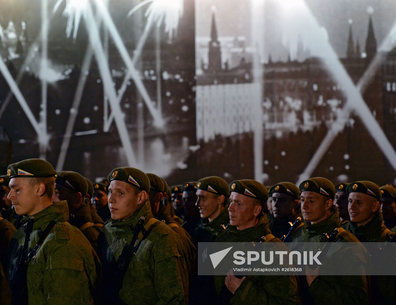 Rehearsal of military parade in Moscow marking 70th anniversary of victory in Great Patriotic War