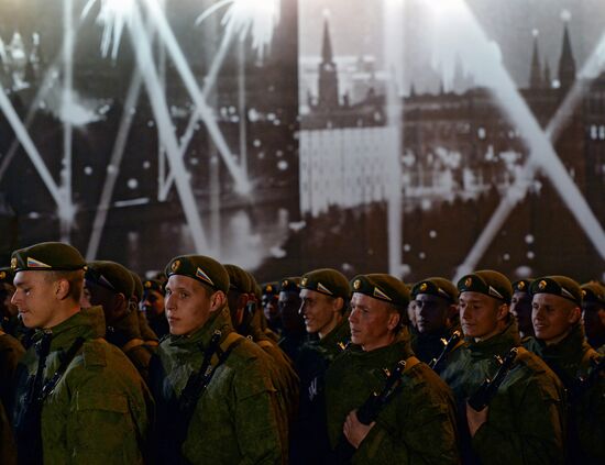 Rehearsal of military parade in Moscow marking 70th anniversary of victory in Great Patriotic War