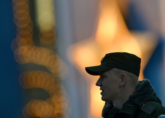 Rehearsal of military parade in Moscow marking 70th anniversary of victory in Great Patriotic War