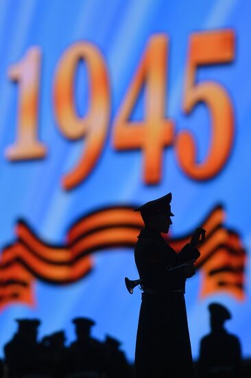 Rehearsal of military parade in Moscow marking 70th anniversary of victory in Great Patriotic War
