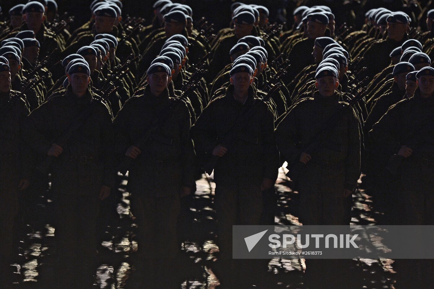 Rehearsal of military parade in Moscow marking 70th anniversary of victory in Great Patriotic War