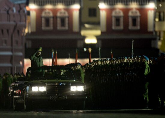 Rehearsal of military parade marking 70th anniversary of victory in Great Patriotic War