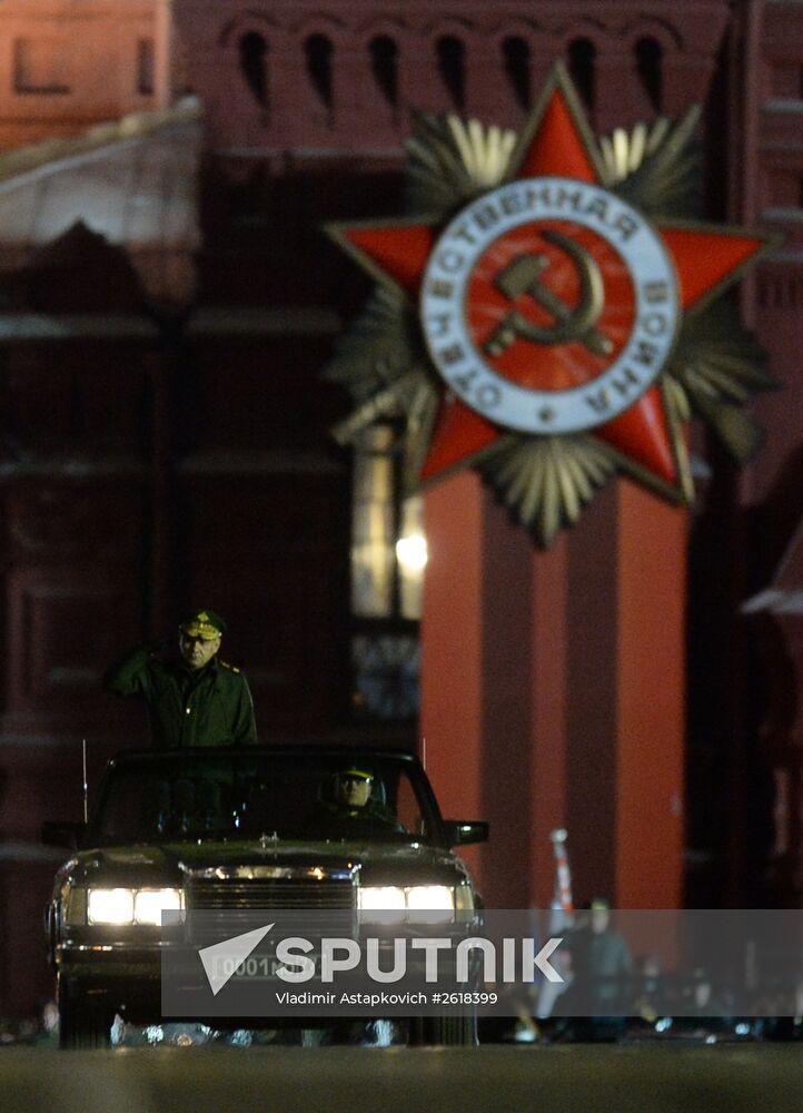 Rehearsal of military parade marking 70th anniversary of victory in Great Patriotic War