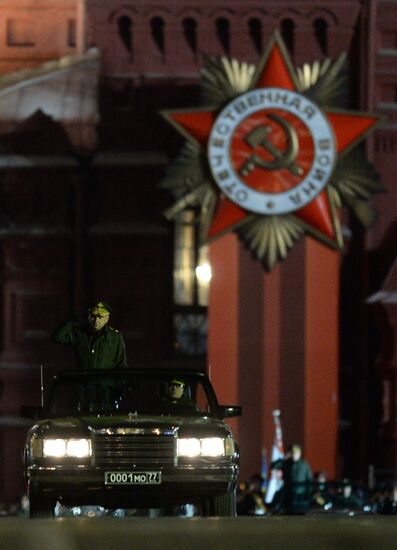 Rehearsal of military parade marking 70th anniversary of victory in Great Patriotic War