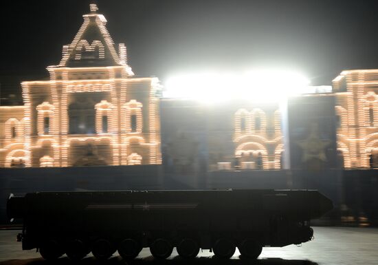 Rehearsal of military parade in Moscow to mark 70th anniversary of victory in Great Patriotic War