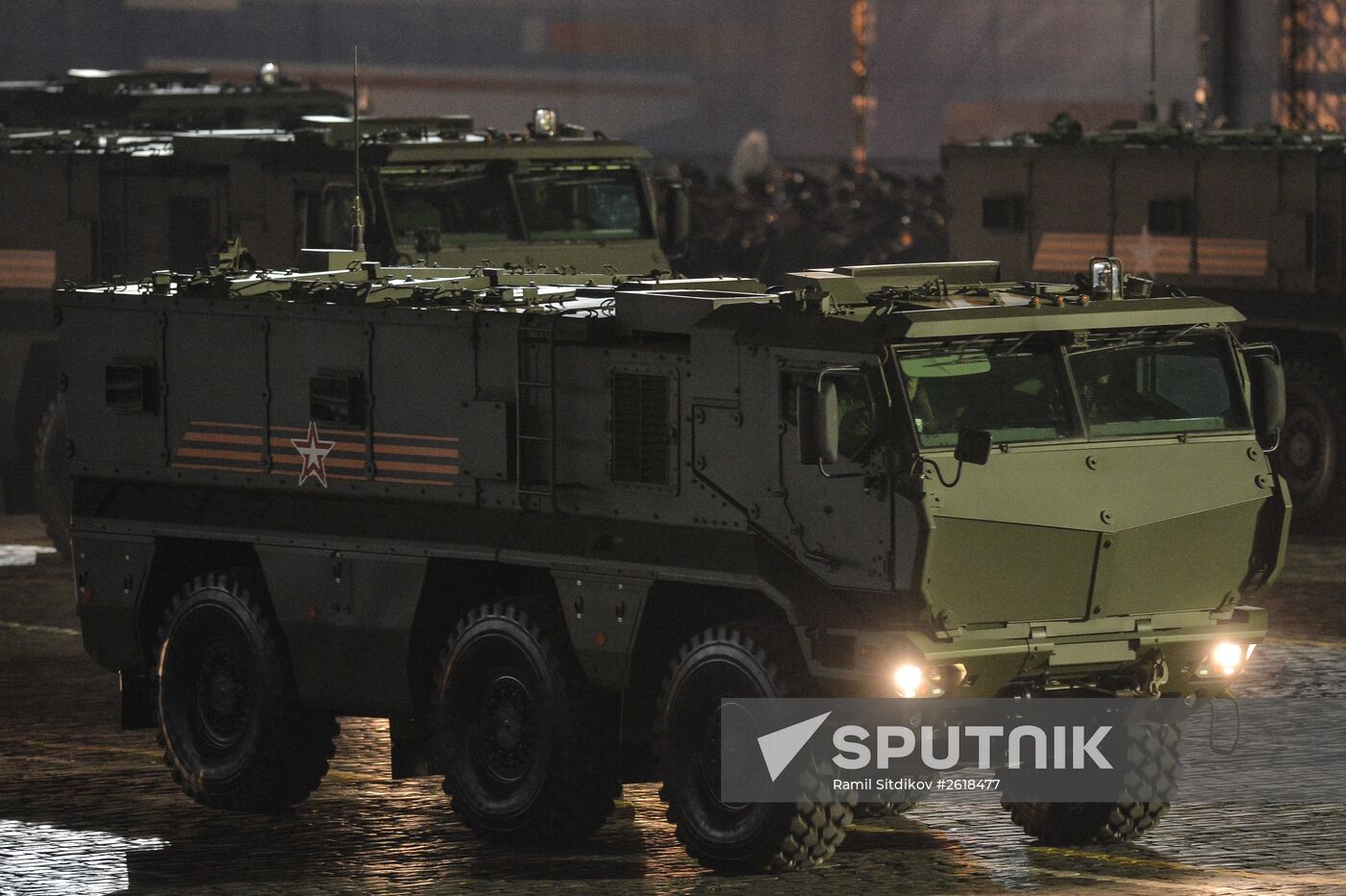 Rehearsal of military parade in Moscow marking 70th anniversary of victory in Great Patriotic War