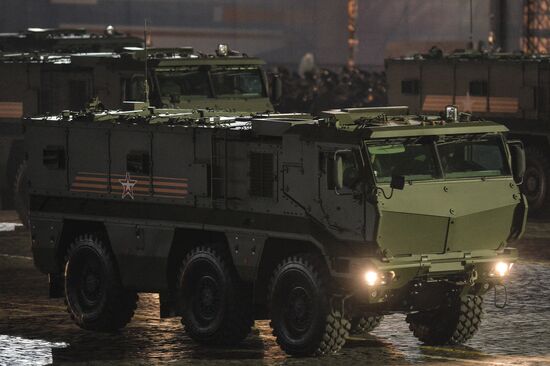 Rehearsal of military parade in Moscow marking 70th anniversary of victory in Great Patriotic War