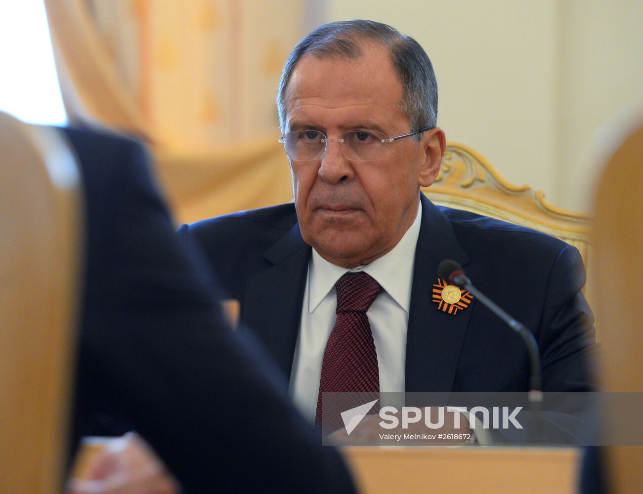 Russian and Austrian Foreign Ministers Sergei Lavrov and Sebastian Kurz