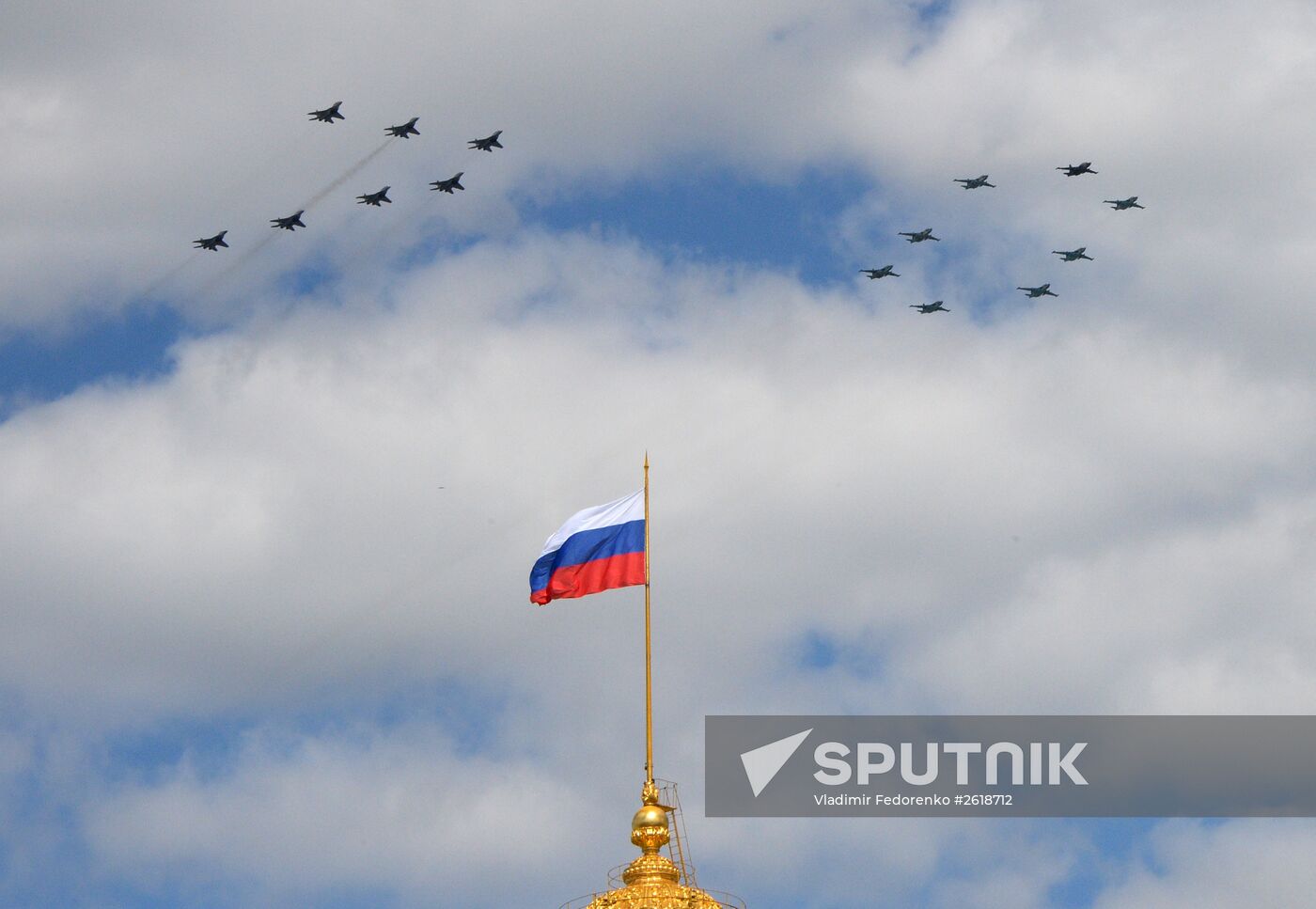 Rehearsal of military parade to mark 70th anniversary of Victory in 1941-1945 Great Patriotic War