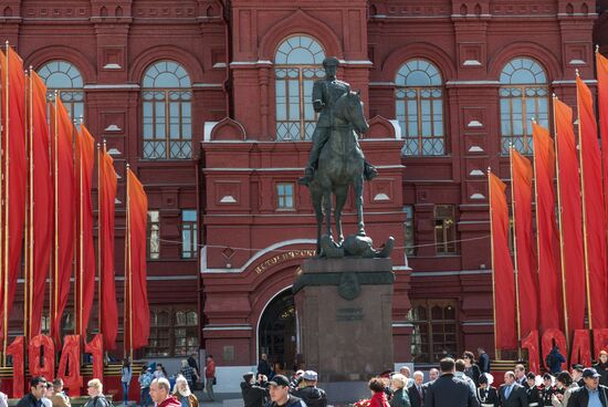 Moscow ahead of Victory Day