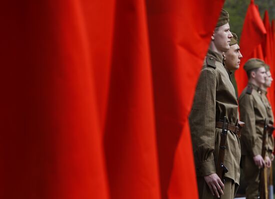 "Celebrating the Victory" patriotic campaign in St Petersburg