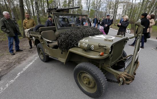 "Celebrating the Victory" patriotic action in St Petersburg
