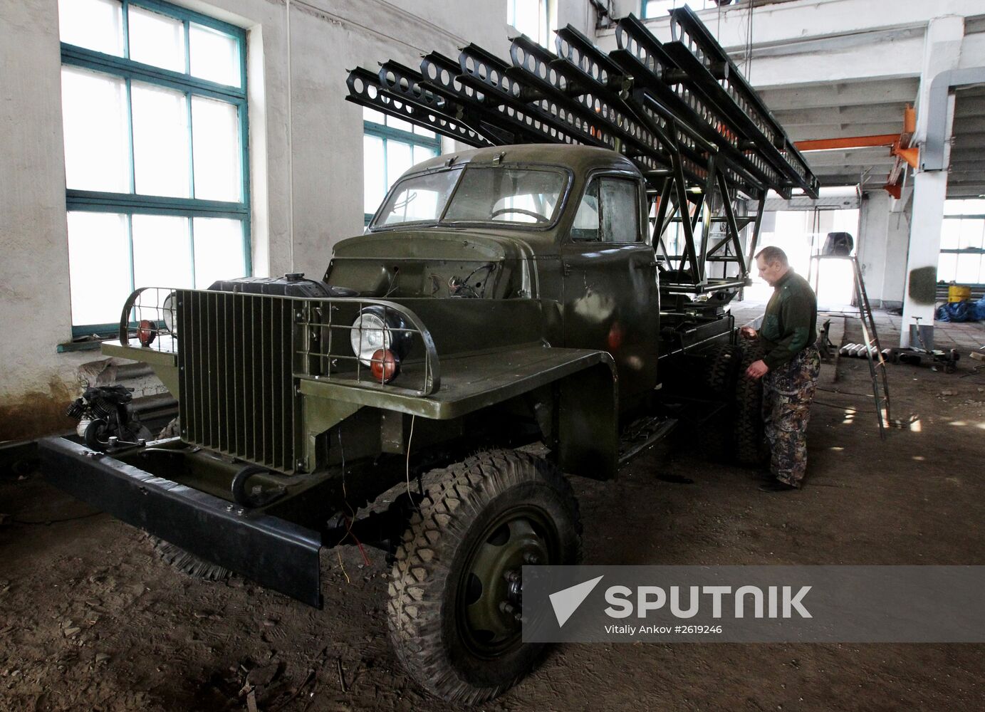 BM-13 Katyusha rocket launcher