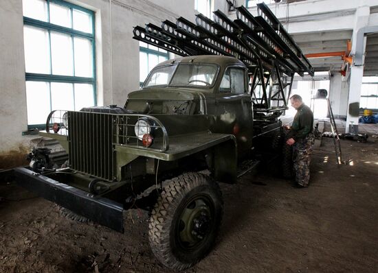 BM-13 Katyusha rocket launcher
