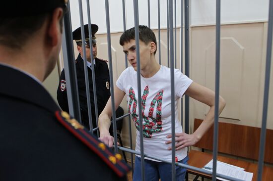 Court hears Nadezhda Savchenko's appeal to arrest