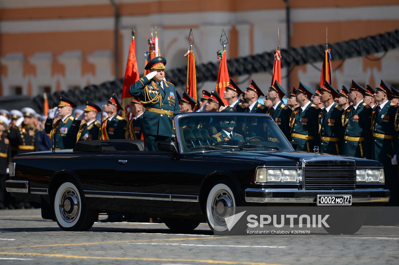 Final rehearsal of military parade to mark 70th anniversary of Victory in 1941-1945 Great Patriotic War