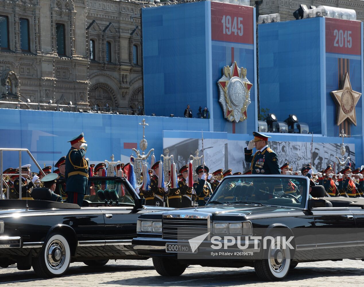 Final rehearsal of military parade to mark 70th anniversary of Victory in 1941-1945 Great Patriotic War