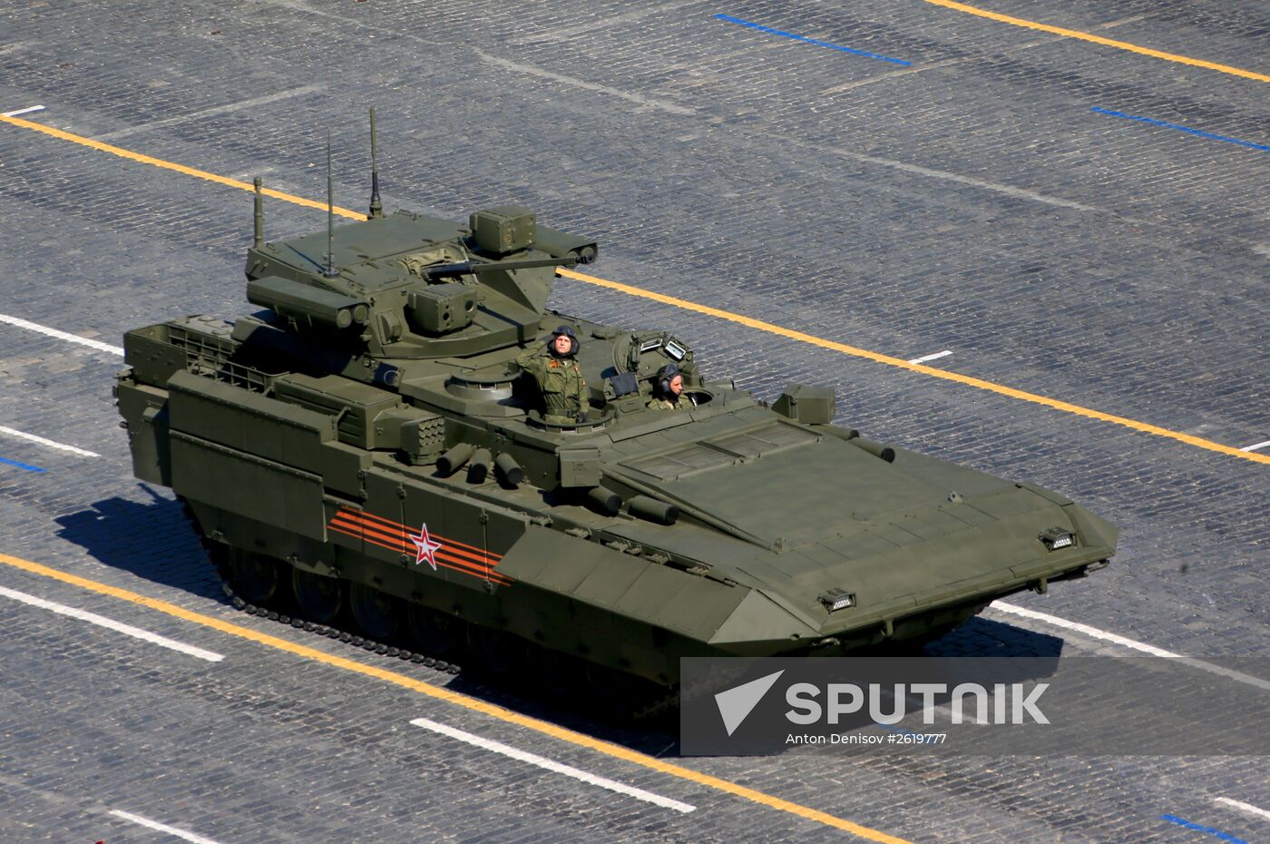 Final rehearsal of military parade to mark 70th anniversary of Victory in 1941-1945 Great Patriotic War