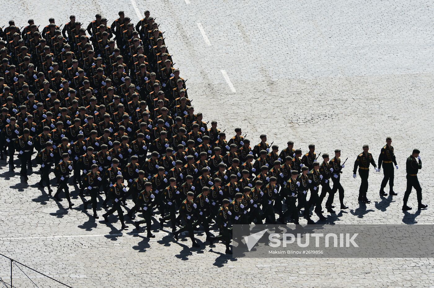 Final rehearsal of military parade to mark 70th anniversary of Victory in 1941-1945 Great Patriotic War