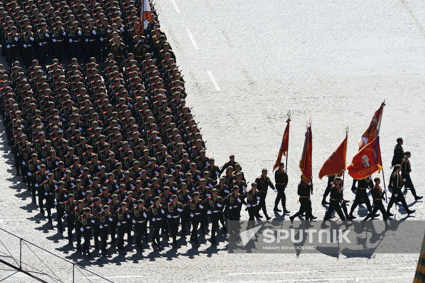 Final rehearsal of military parade to mark 70th anniversary of Victory in 1941-1945 Great Patriotic War