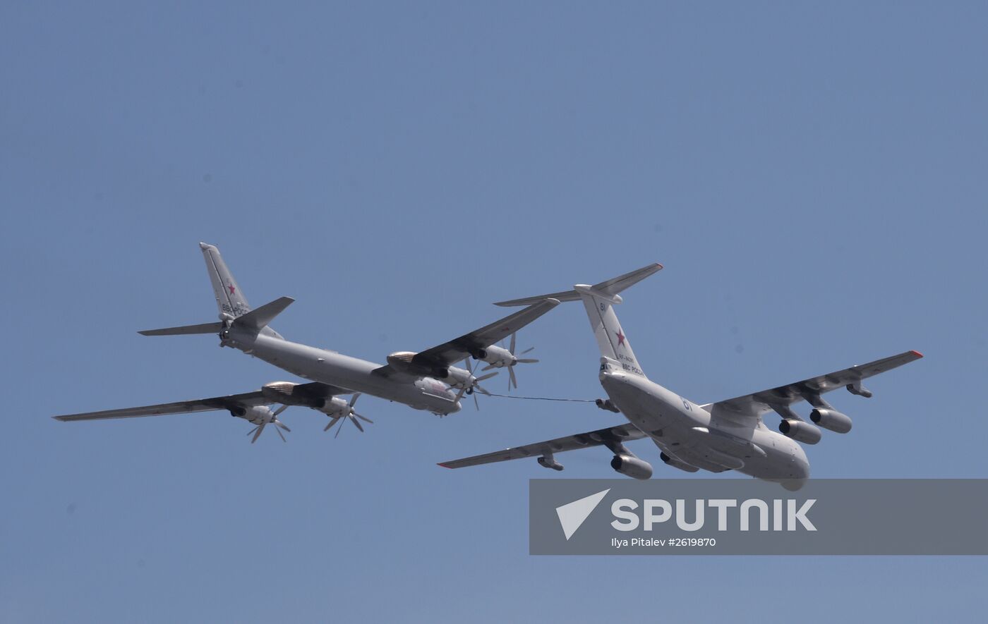 Final rehearsal of military parade to mark 70th anniversary of Victory in 1941-1945 Great Patriotic War