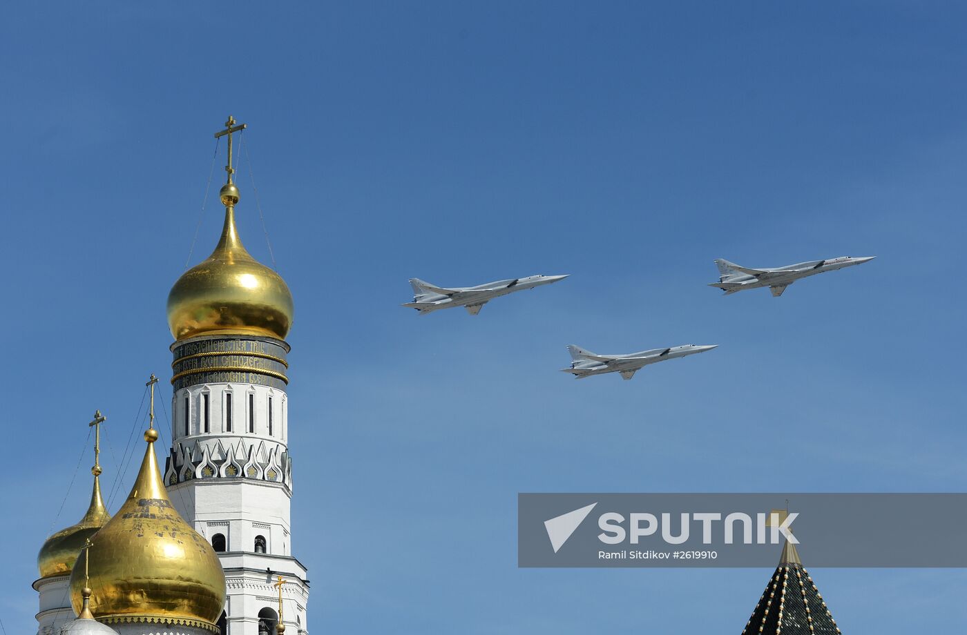 Final rehearsal of military parade to mark 70th anniversary of Victory in 1941-1945 Great Patriotic War
