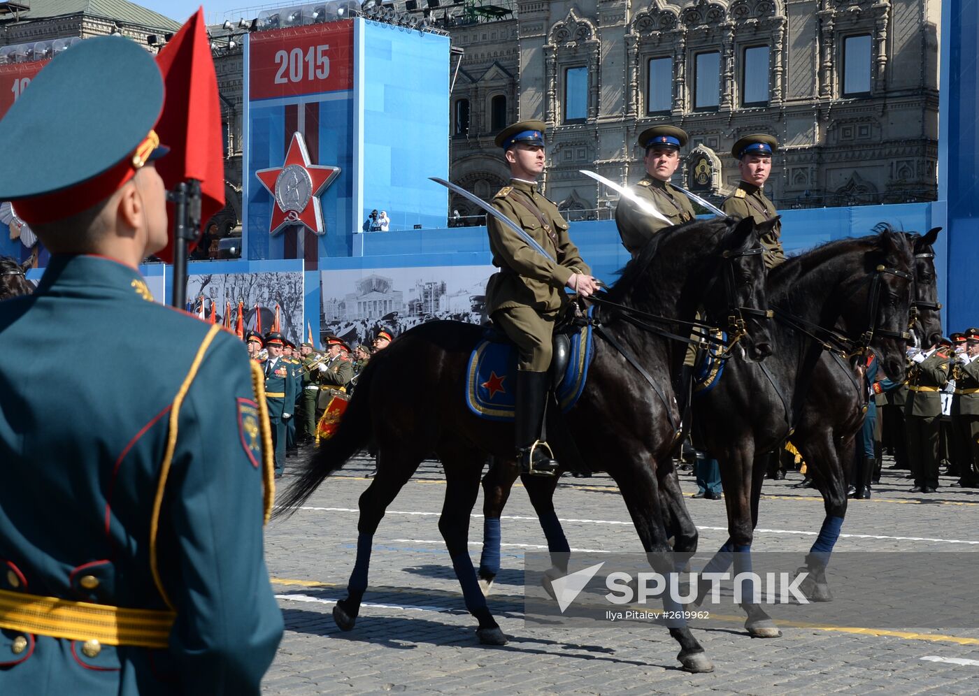 Final rehearsal of military parade to mark 70th anniversary of Victory in 1941-1945 Great Patriotic War