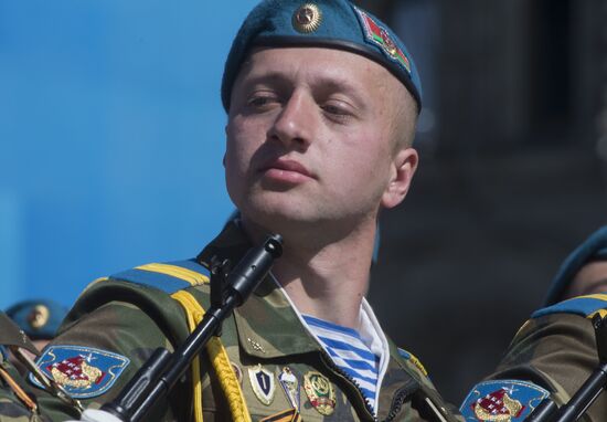 Final rehearsal of military parade to mark 70th anniversary of Victory in 1941-1945 Great Patriotic War