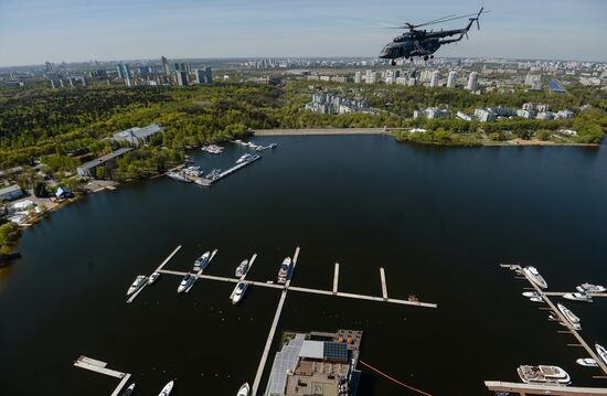 Final rehearsal of military parade to mark 70th anniversary of Victory in 1941-1945 Great Patriotic War