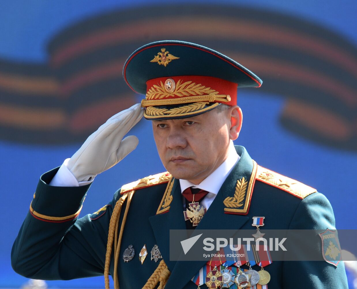 Final rehearsal of military parade to mark 70th anniversary of Victory in 1941-1945 Great Patriotic War