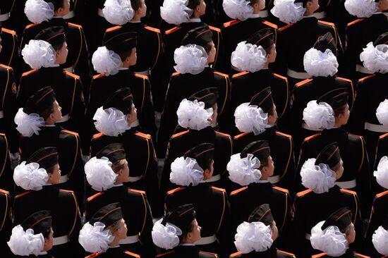 Final rehearsal of military parade to mark 70th anniversary of Victory in 1941-1945 Great Patriotic War